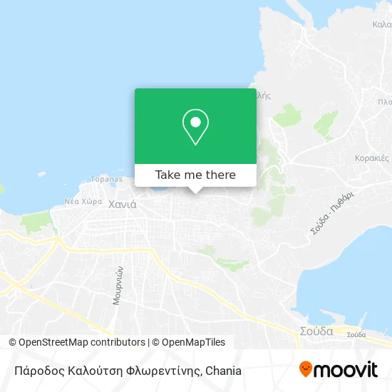 Πάροδος Καλούτση Φλωρεντίνης map