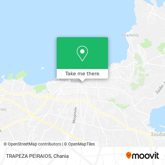 TRAPEZA PEIRAIOS map