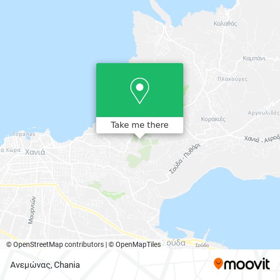 Ανεμώνας map