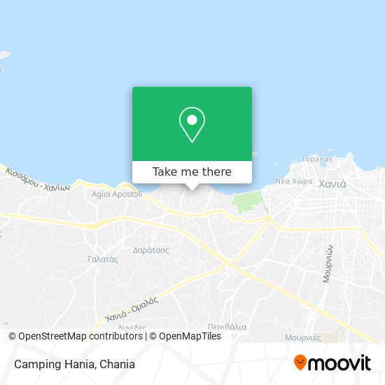 Camping Hania map