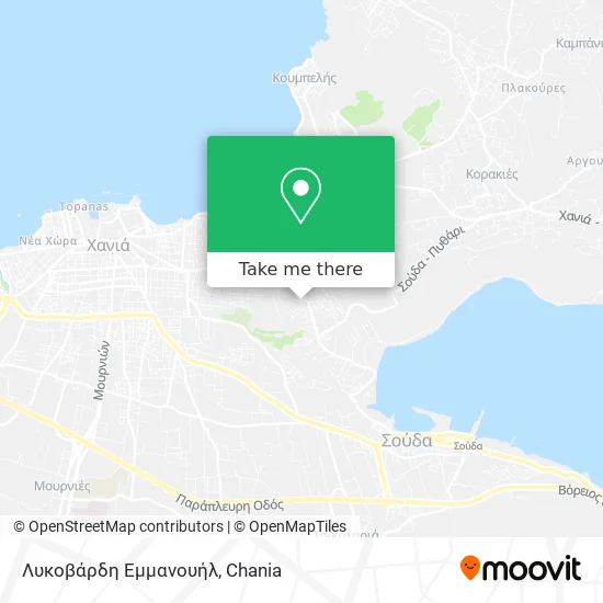 Λυκοβάρδη Εμμανουήλ map