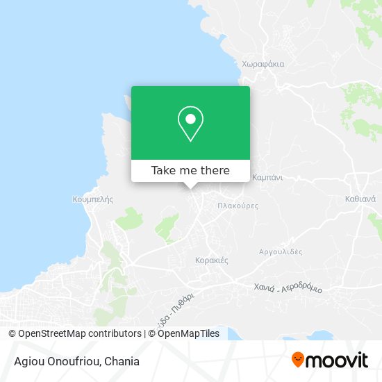 Agiou Onoufriou map