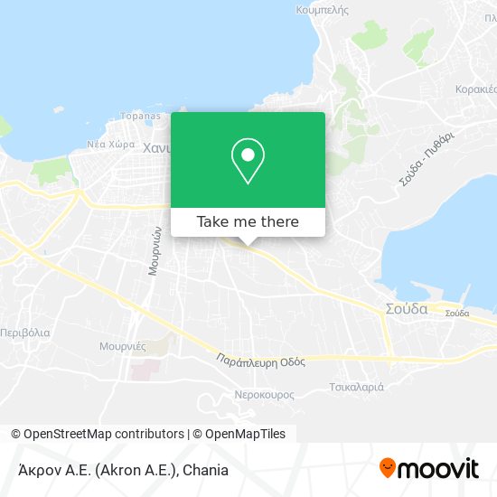 Άκρον Α.Ε. (Akron A.E.) map
