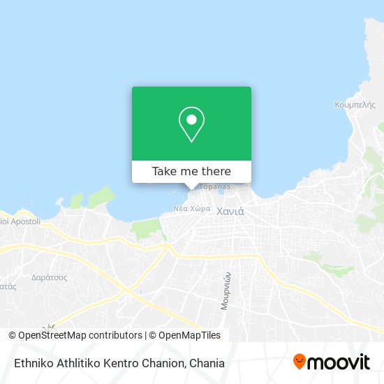 Ethniko Athlitiko Kentro Chanion map
