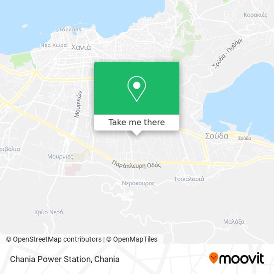 Chania Power Station map