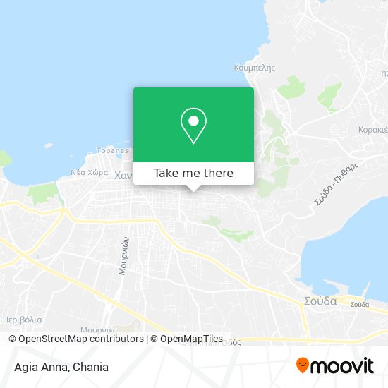 Agia Anna map