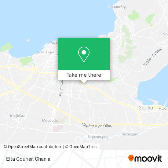 Elta Courier map