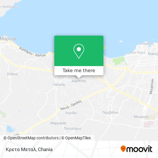 Κρετα Μεταλ map
