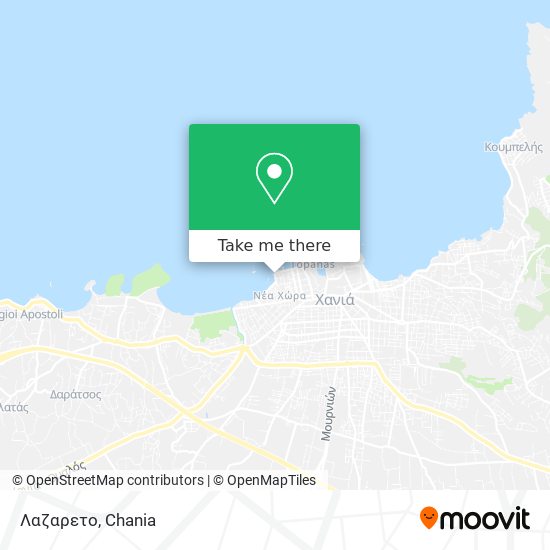 Λαζαρετο map