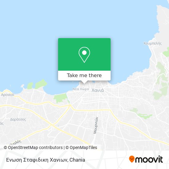 Ενωση Σταφιδικη Χανιων map