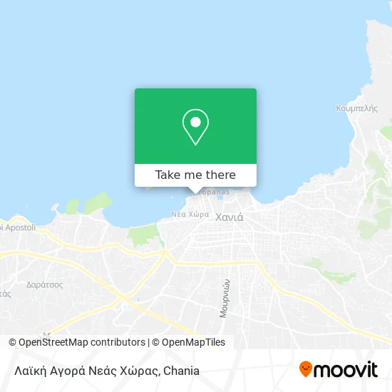 Λαϊκή Αγορά Νεάς Χώρας map