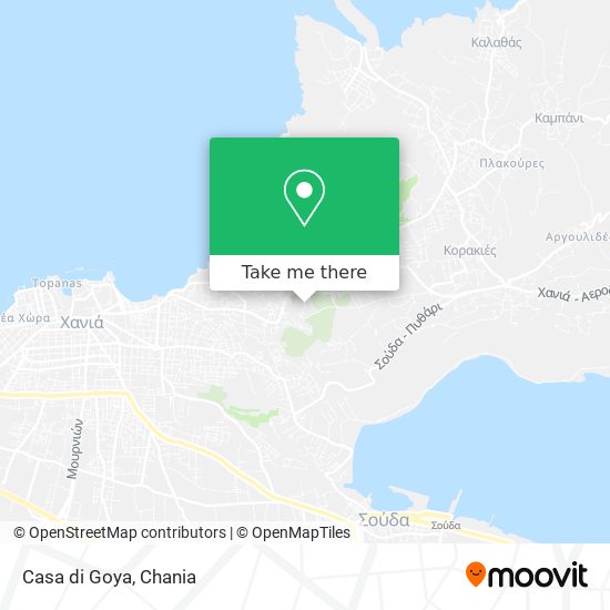 Casa di Goya map