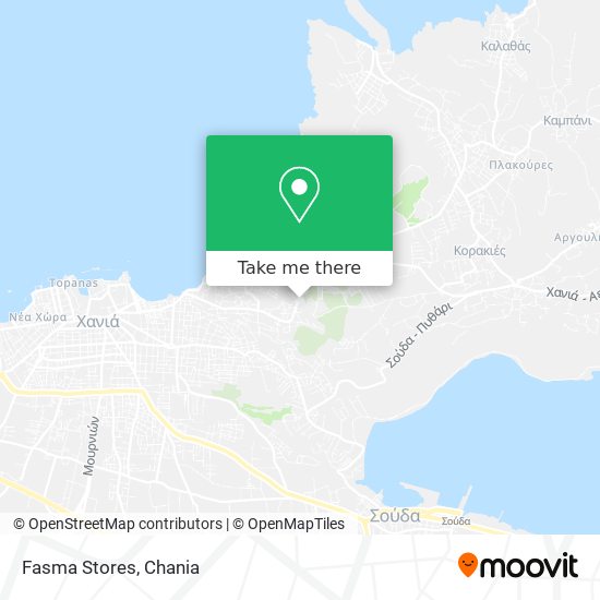 Fasma Stores map