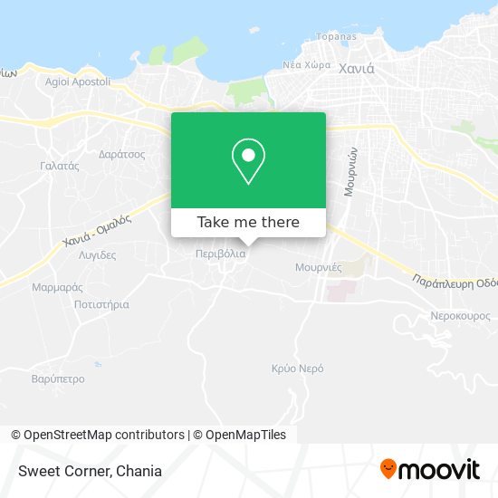 Sweet Corner map
