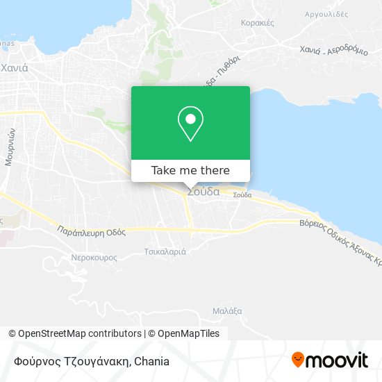Φούρνος Τζουγάνακη map