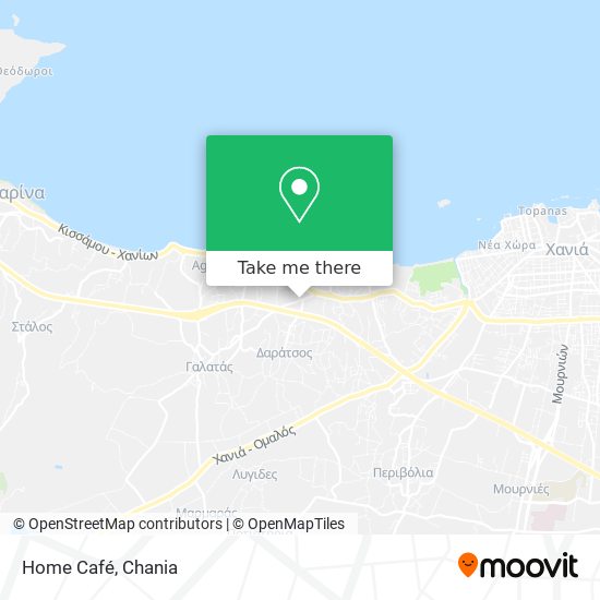 Home Café map