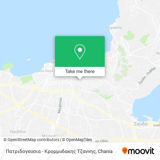 Πατριδογευσια - Κρομμυδακης Τζαννης map