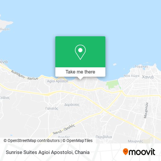 Sunrise Suites Agioi Apostoloi map