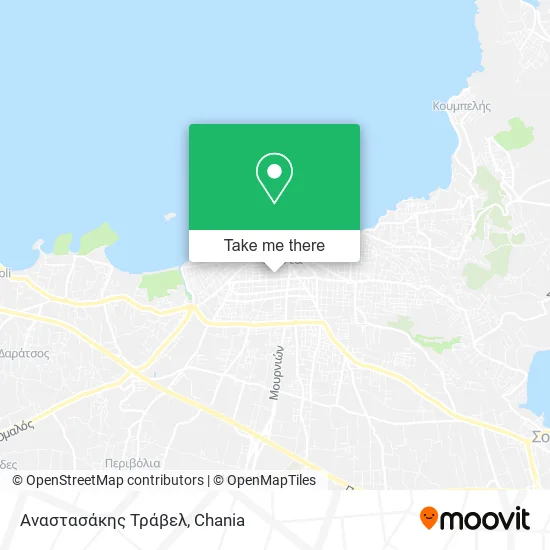 Αναστασάκης Τράβελ map