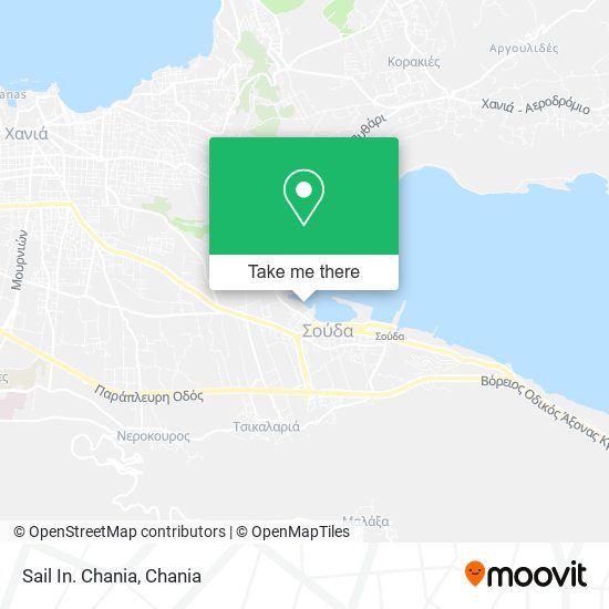 Sail In. Chania map