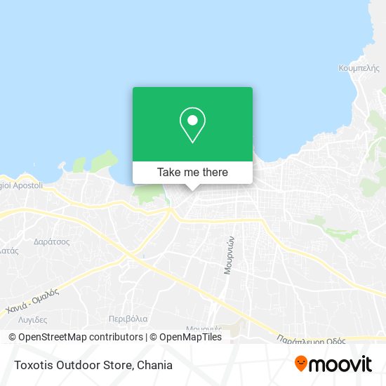 Toxotis Outdoor Store map