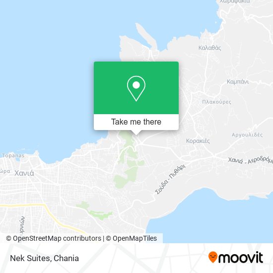 Nek Suites map