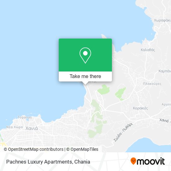 Pachnes Luxury Apartments map