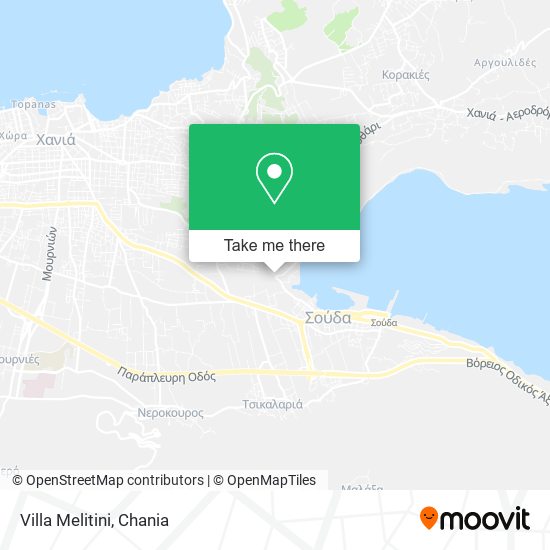 Villa Melitini map