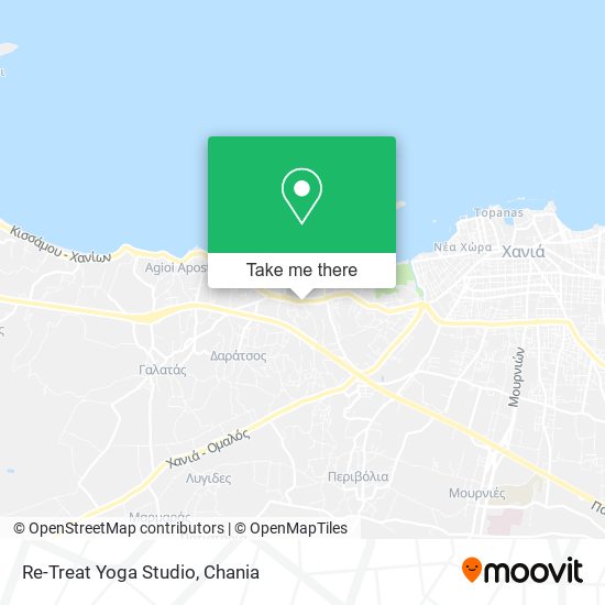 Re-Treat Yoga Studio map