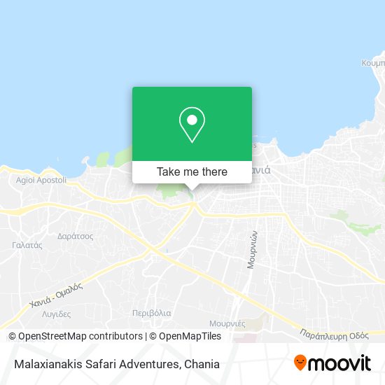Malaxianakis Safari Adventures map