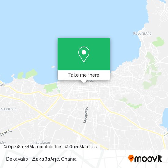 Dekavalis - Δεκαβάλης map