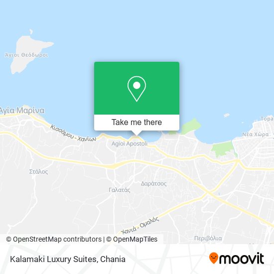 Kalamaki Luxury Suites map