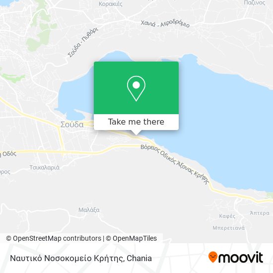 Ναυτικό Νοσοκομείο Κρήτης map