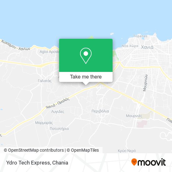 Ydro Tech Express map