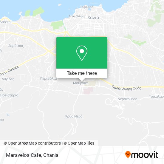 Maravelos Cafe map