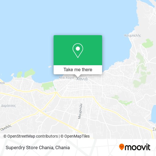 Superdry Store Chania map