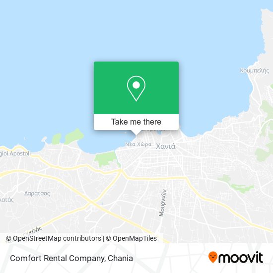 Comfort Rental Company map