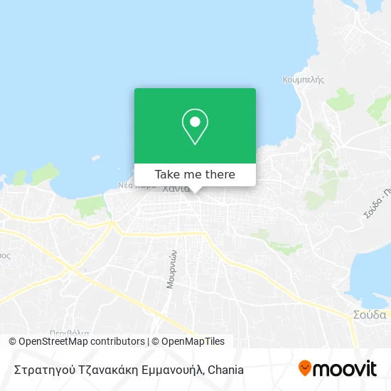 Στρατηγού Τζανακάκη Εμμανουήλ map