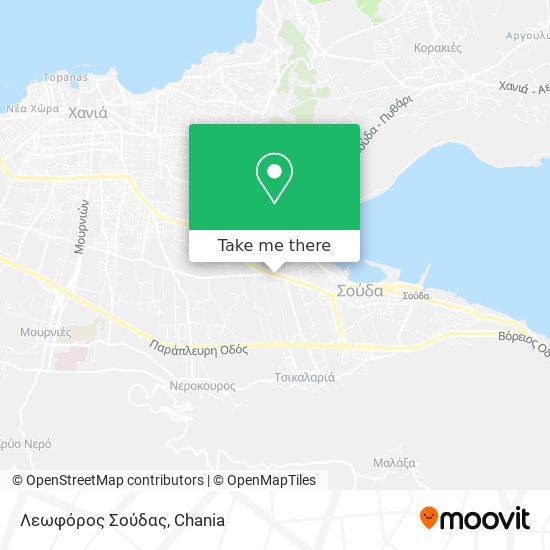 Λεωφόρος Σούδας map