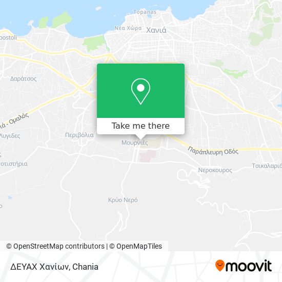 ΔΕΥΑΧ Χανίων map
