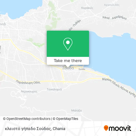 κλειστό γήπεδο Σούδας map