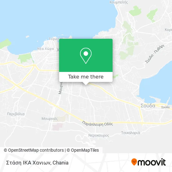 Στάση ΙΚΑ Χανιων map