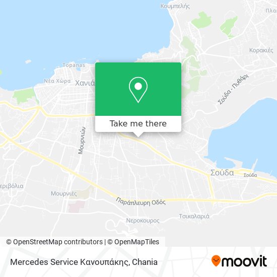 Mercedes Service Κανουπάκης map