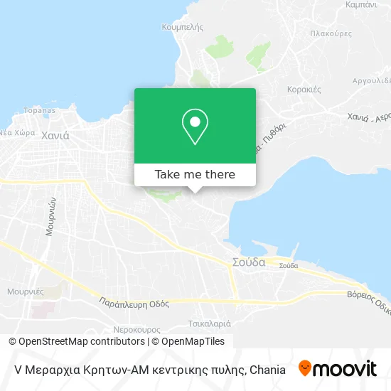 V Μεραρχια Κρητων-ΑΜ κεντρικης πυλης map
