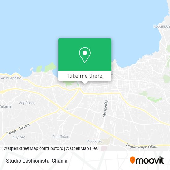 Studio Lashionista map