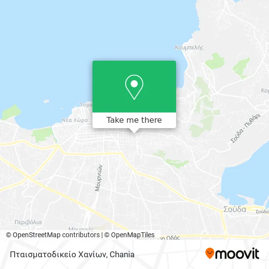 Πταισματοδικείο Χανίων map