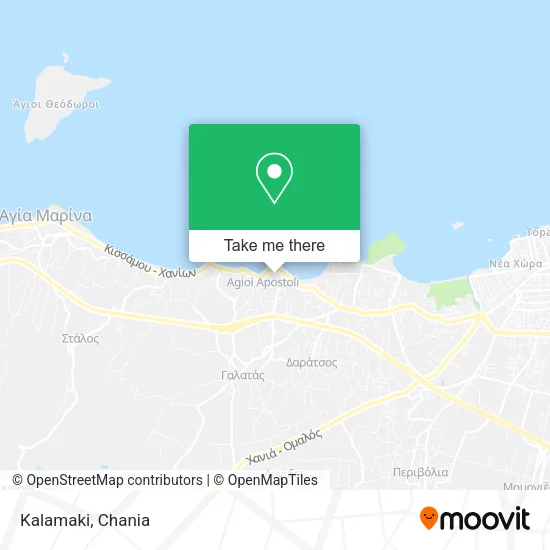 Kalamaki map
