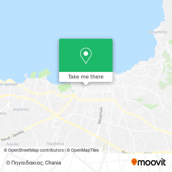 Ο Πηγαιδακιας map