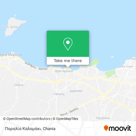 Παραλία Καλαμάκι map