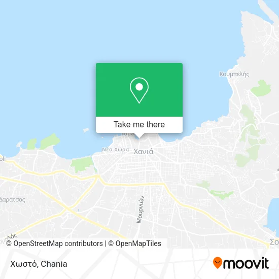 Χωστό map